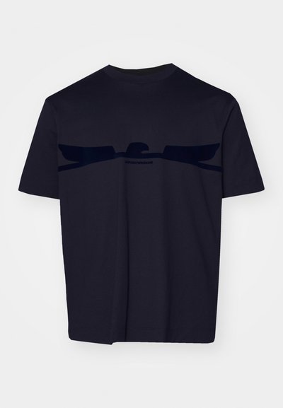 Emporio Armani Camiseta estampada - blue navy