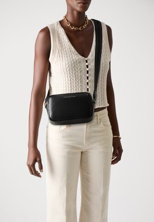 LOGOTAPE CAMERA BAG - Cross body bag - black