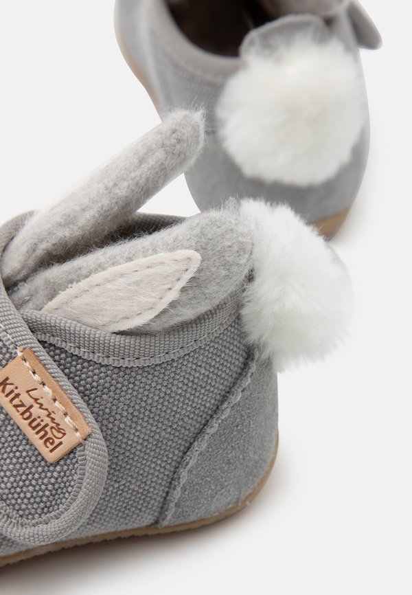 HEINRICH HASE  RASCHELND BABY KLETTVERSCHLUSS UNISEX - Slippers - hellgrau3