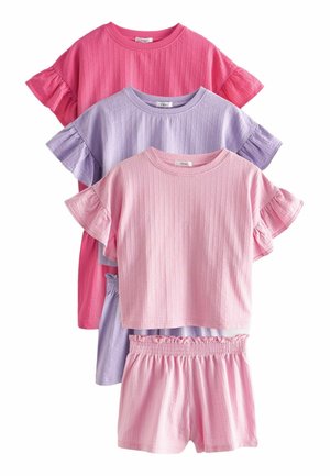 3 PACK  REGULAR FIT - Pigiama - pink purple