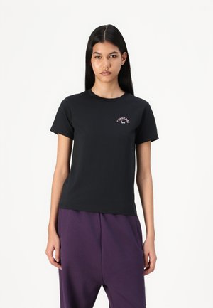 FLOWER GARDEN - T-shirt con stampa - black