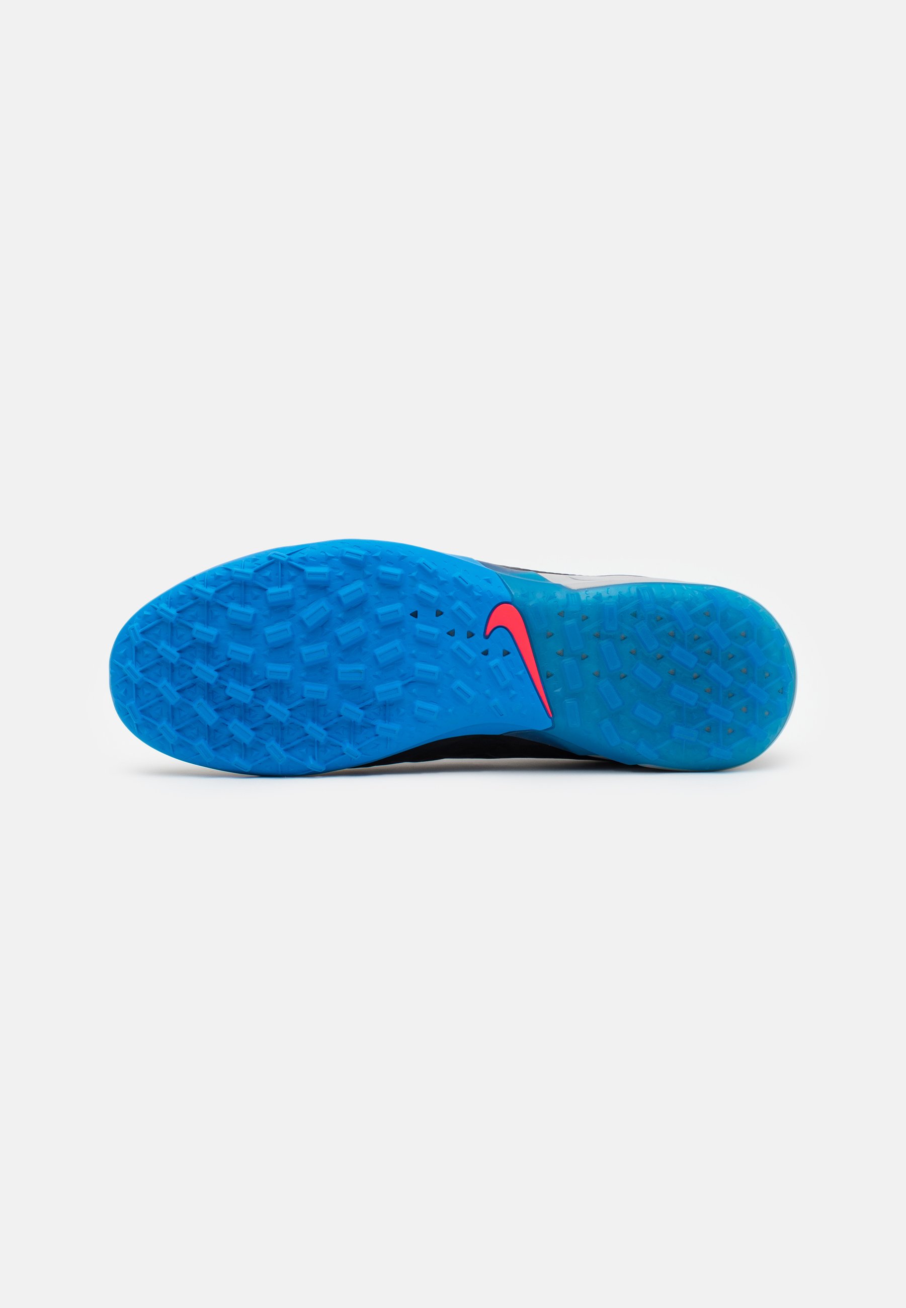 Nike Performance TIEMPO LEGEND 8 PRO TF - Astro turf trainers - black/siren  red/light photo blue/black - Zalando.co.uk