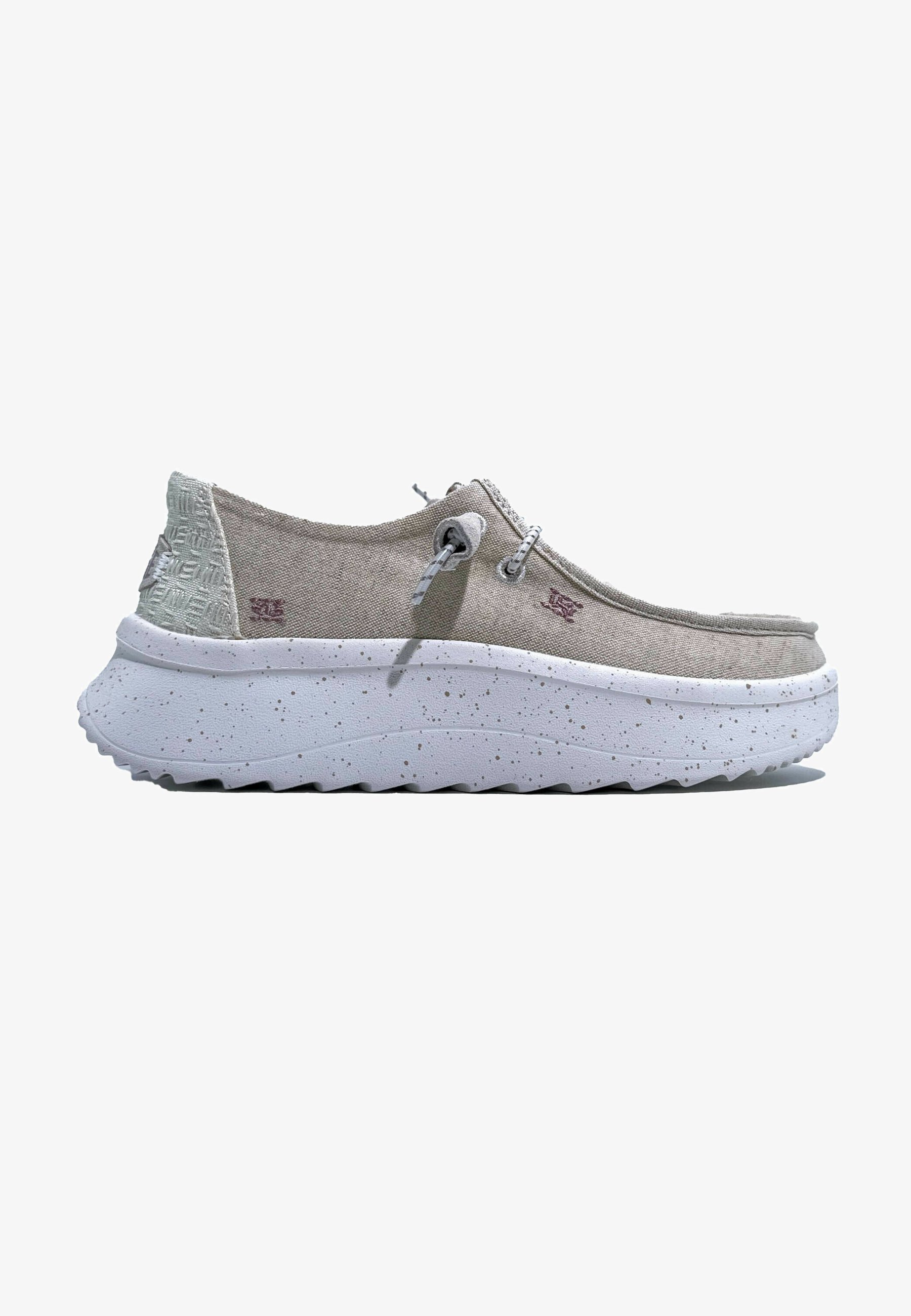 HEYDUDE Wendy Peak Chambray Plateauschuhe Boat shoes beige