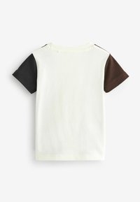 Next SHORT SLEEVE COLOURBLOCK REGULAR FIT - T-shirts print - grey brown