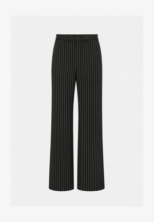 Pier One by Zalando, Pantalon classique - black/white