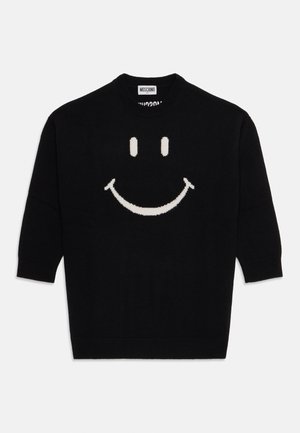 KNITTED DRESS - Abito in maglia - nero