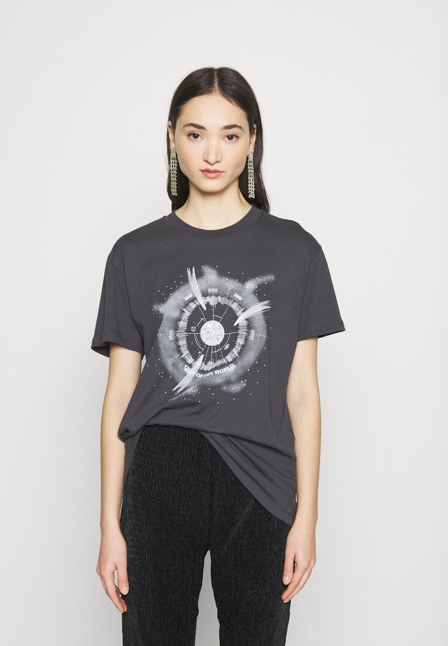 OUT OF WORLD TEE - T-shirt print - grey