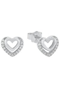 amor HEART - Pendientes - silberfarben