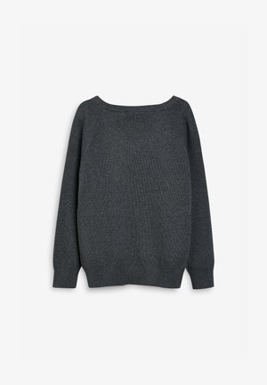 Next, Striktrøje - grey
