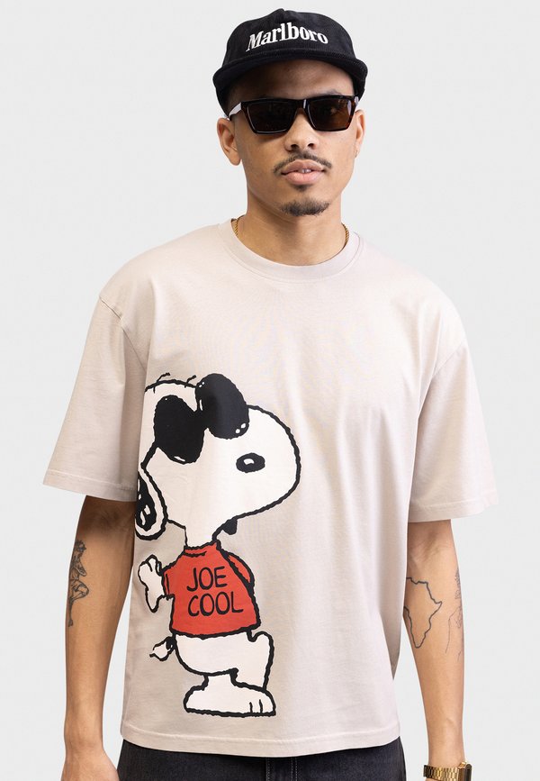 SNOOPY SUN TEE - Print T-shirt - dove