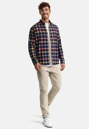 INDICODE JEANS LANGARM RIVERSIDE - Majica - navy mix