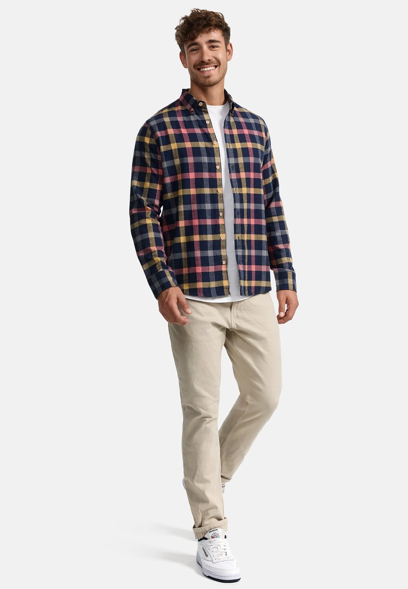 INDICODE JEANS LANGARM RIVERSIDE - Camisa - navy mix