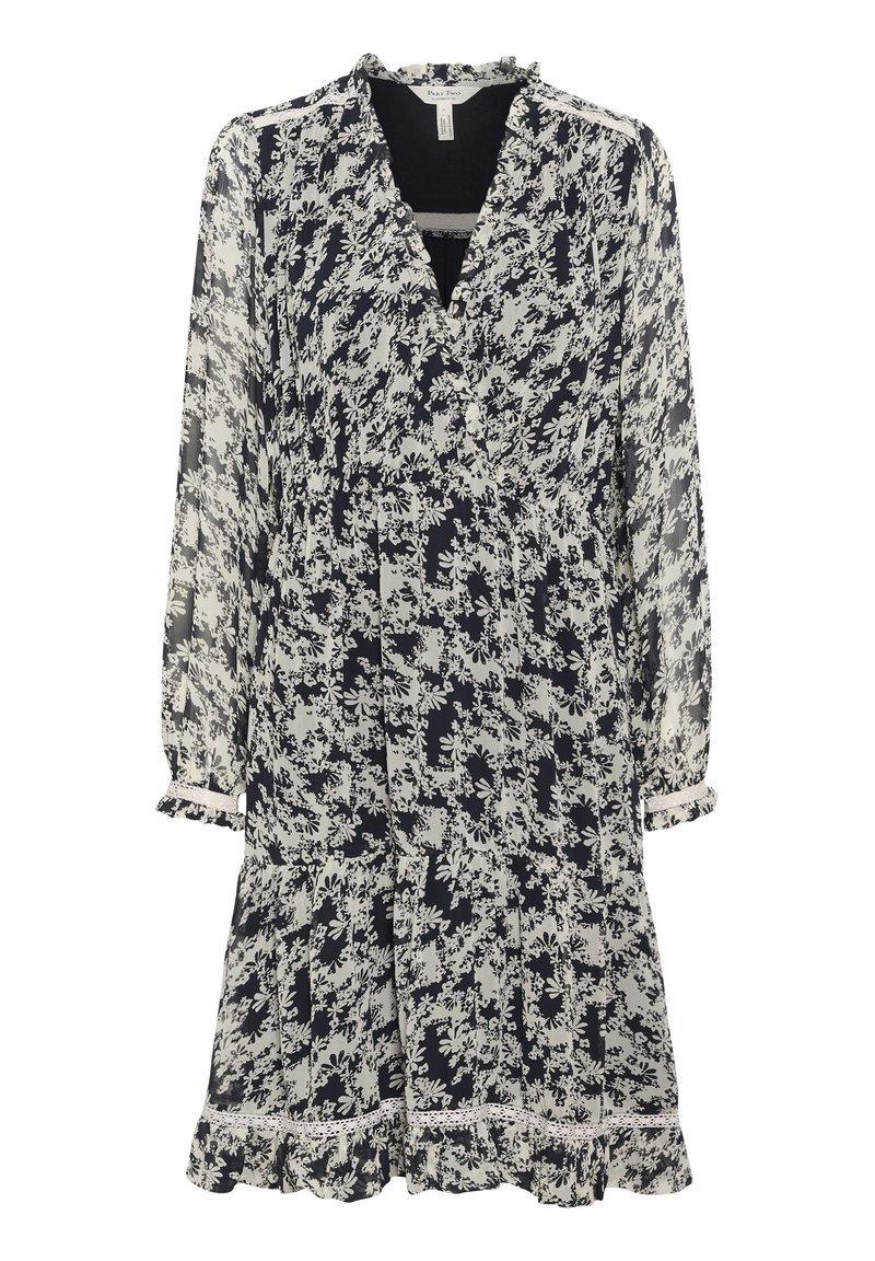 Part Two Jurk blauw gemêleerd