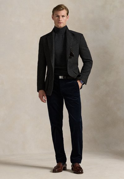 Polo Ralph Lauren STRETCH STRAIGHT FIT CORDUROY TROUSER - Stoffhose - aviator navy