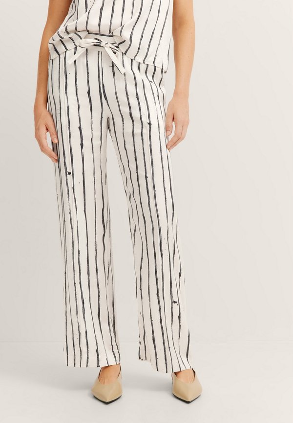 STRETCH - Stoffhose - weiß