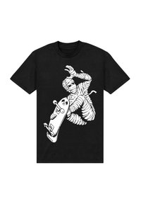 Henry Tiger SKATE MUMMY - T-shirt med print - black