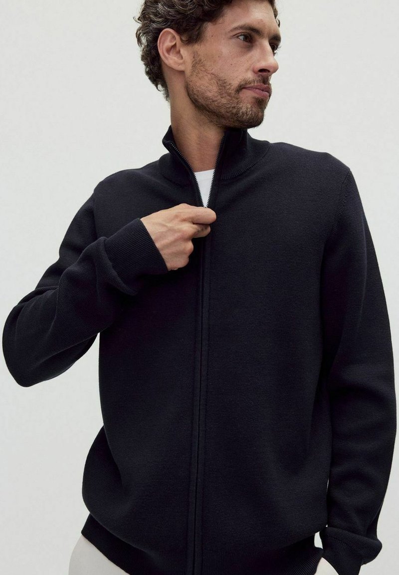 Bläck Roman zip - Kofta - navy