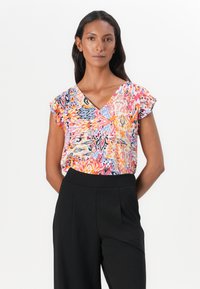 TOM TAILOR DENIM PLEATED PANTS - Broek - deep black