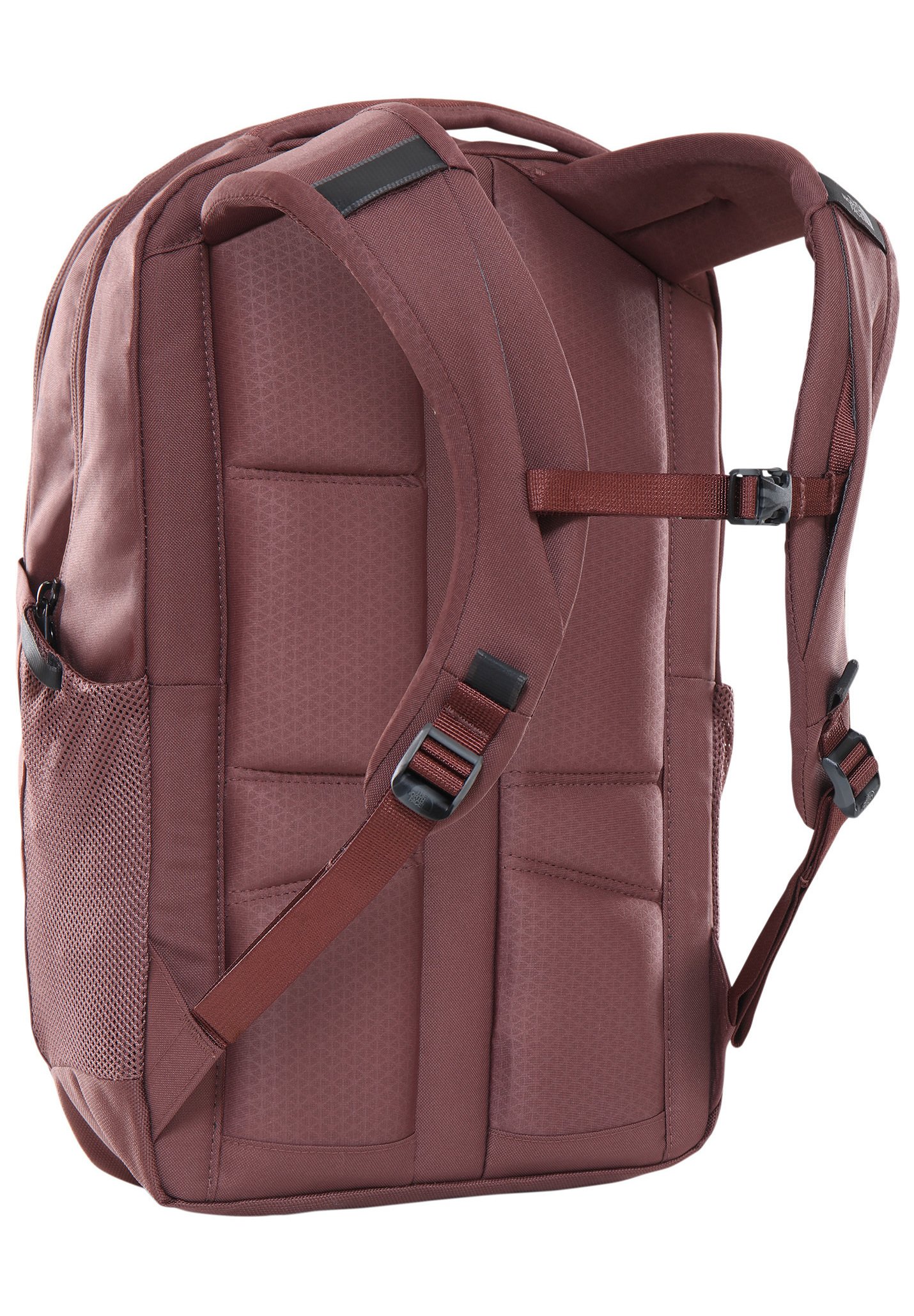 burgundy north face backpack