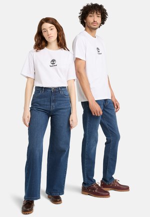 SMALL LOGO PRINT TEE LEMON PEPPER - Print T-shirt - white