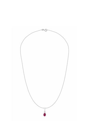 DIAMOND AND RUBY - Grandinėlė - white gold-coloured