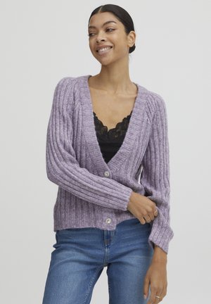 BYOKSANA  - Cardigan - dusk melange