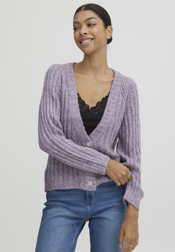 BYOksana - Cardigan - dusk melange