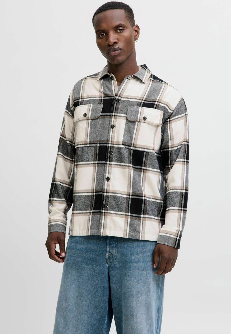Jack & Jones JJECHARGE LS NOOS - Camisa - crockery