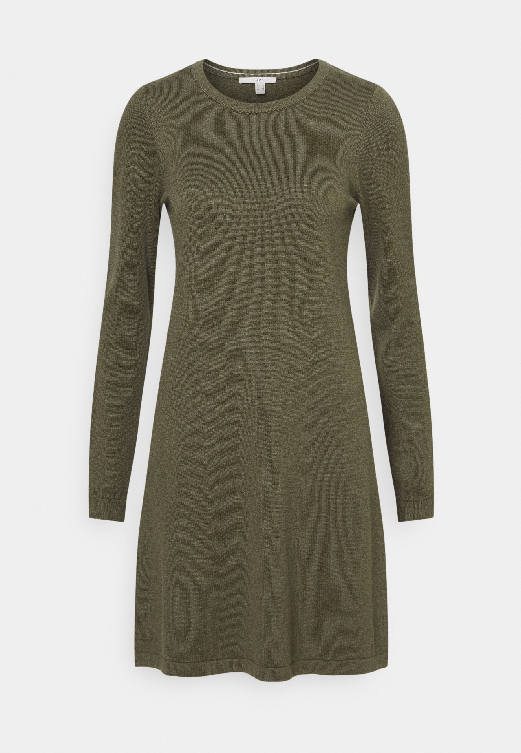 khaki green jumper dress