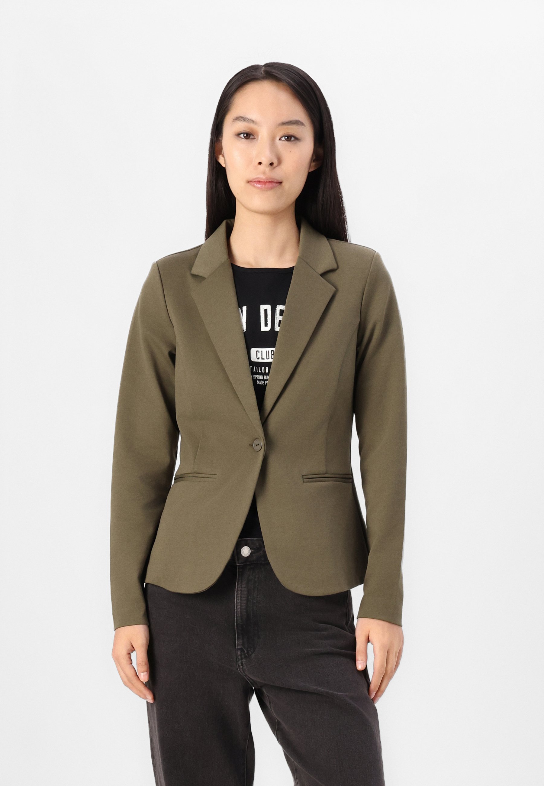 ICHI Ihkate BL Damesjas, Zwart (Solid Black) 10001. XL ICHI Ihkate BL Damesjas, Zwart (Solid Black) 10001. XL