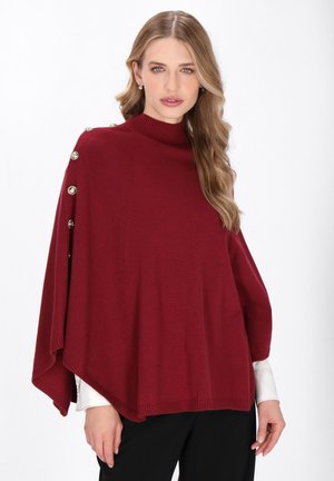 PONCHO - Viitta - burgundy