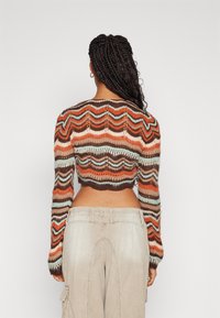 BDG Urban Outfitters LACEUP CARDI - Kardiganas - brown