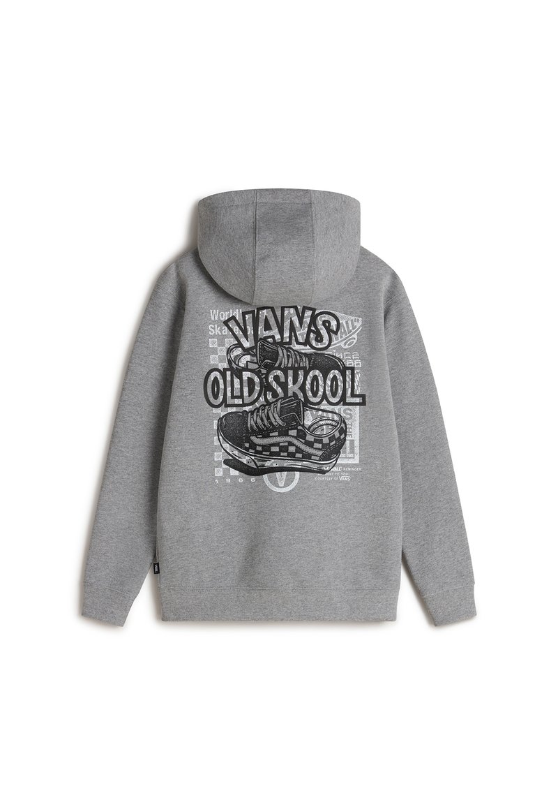 Vans OLD SKOOL Felpa con zip cement heather/grigio