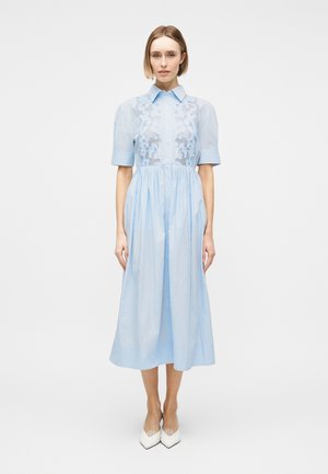 Tričkové šaty - bleu ciel