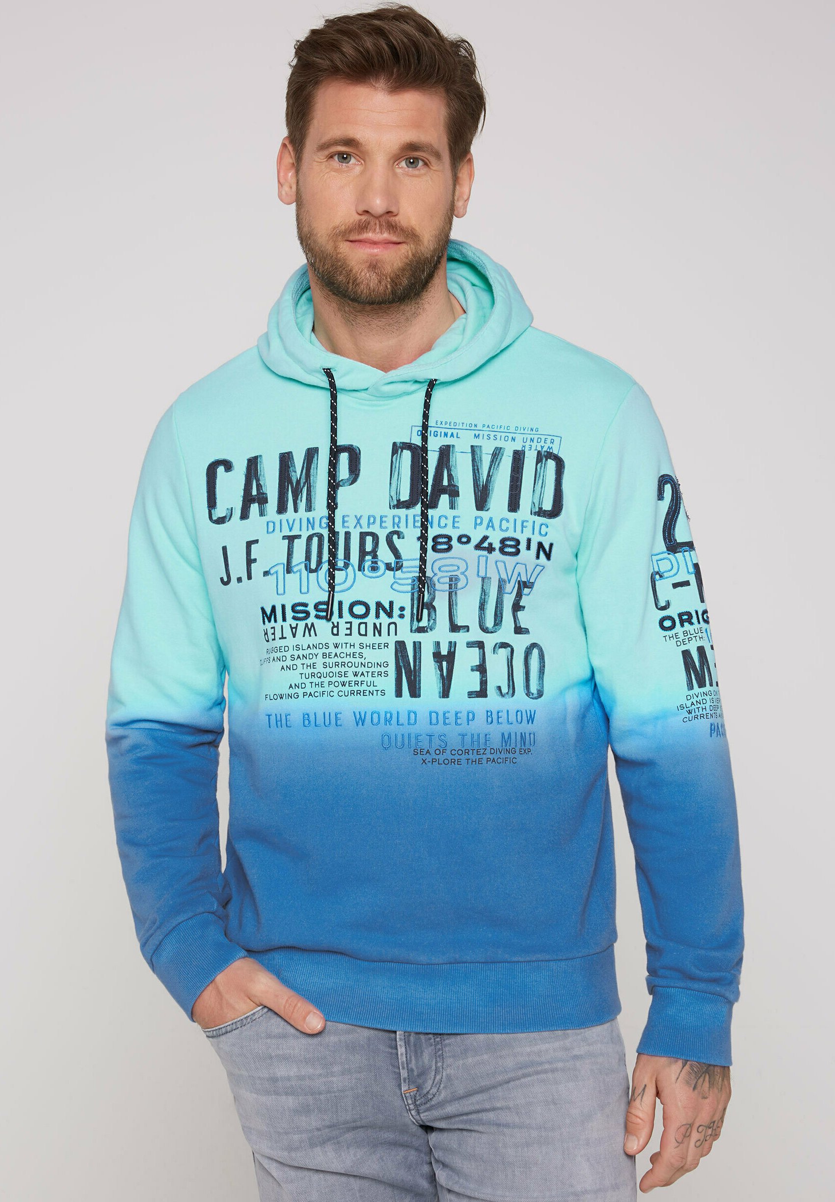 Mens Hoodies Camp David Hoodie Prints Mens Sweatshirts Camp David