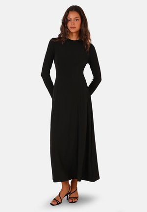 Vestito di maglina - black