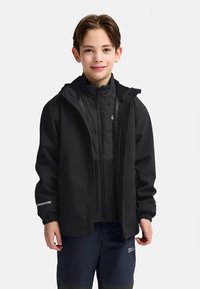 Jack Wolfskin HYBRID 3IN1  - Parka - black