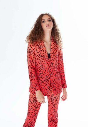 LEOPARD PRINT OMBRE - Blazer - orange