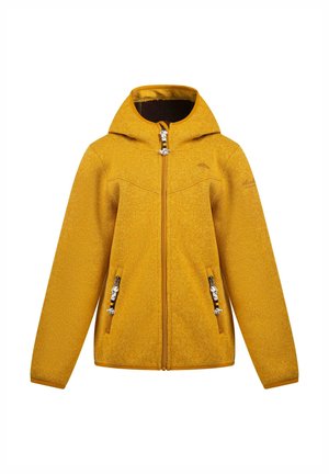 Strickjacke - senf melange