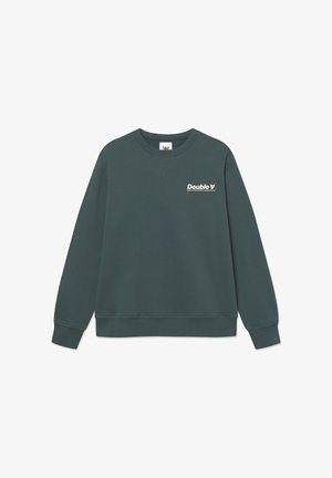 DOUBLE A BY W.W. CREW NECK AANEUE - Melegítőfelső - green gables