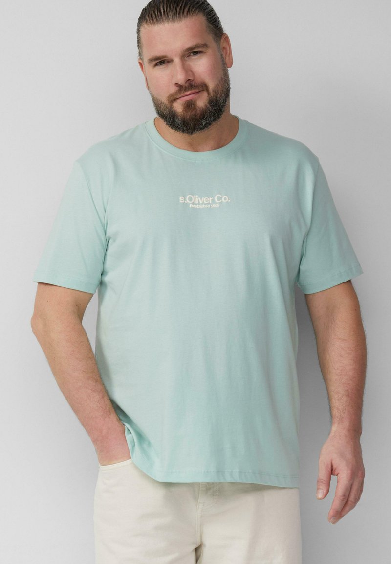 s.Oliver T-shirt basic - helles türkis