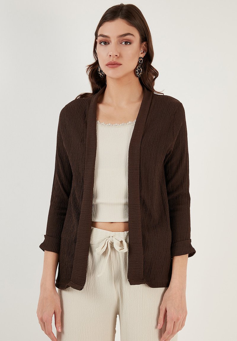 LELA REGULAR FIT - Kardigán - brown