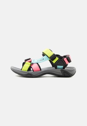 CMP, KIDS HAMAL - Käimissandaalid - lagoon/pink fluo/acido