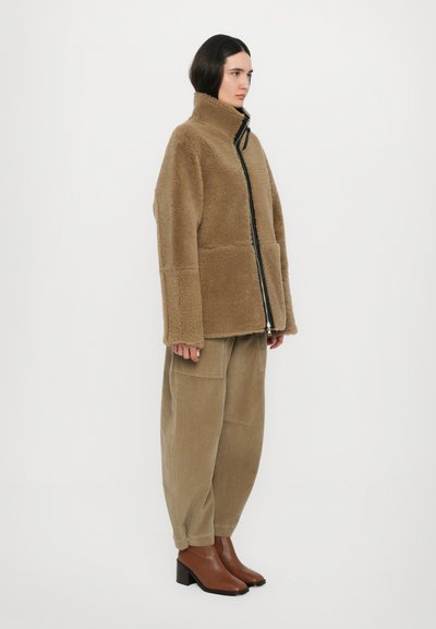 CLOSED SHEARLING JACKET - Nahkjakk - black
