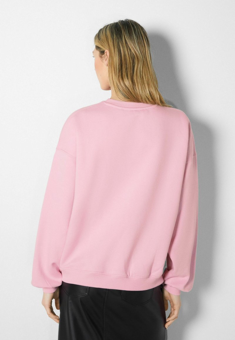 Bershka PRINTED - Sweatshirt - pink/rose - ZALANDO.FR