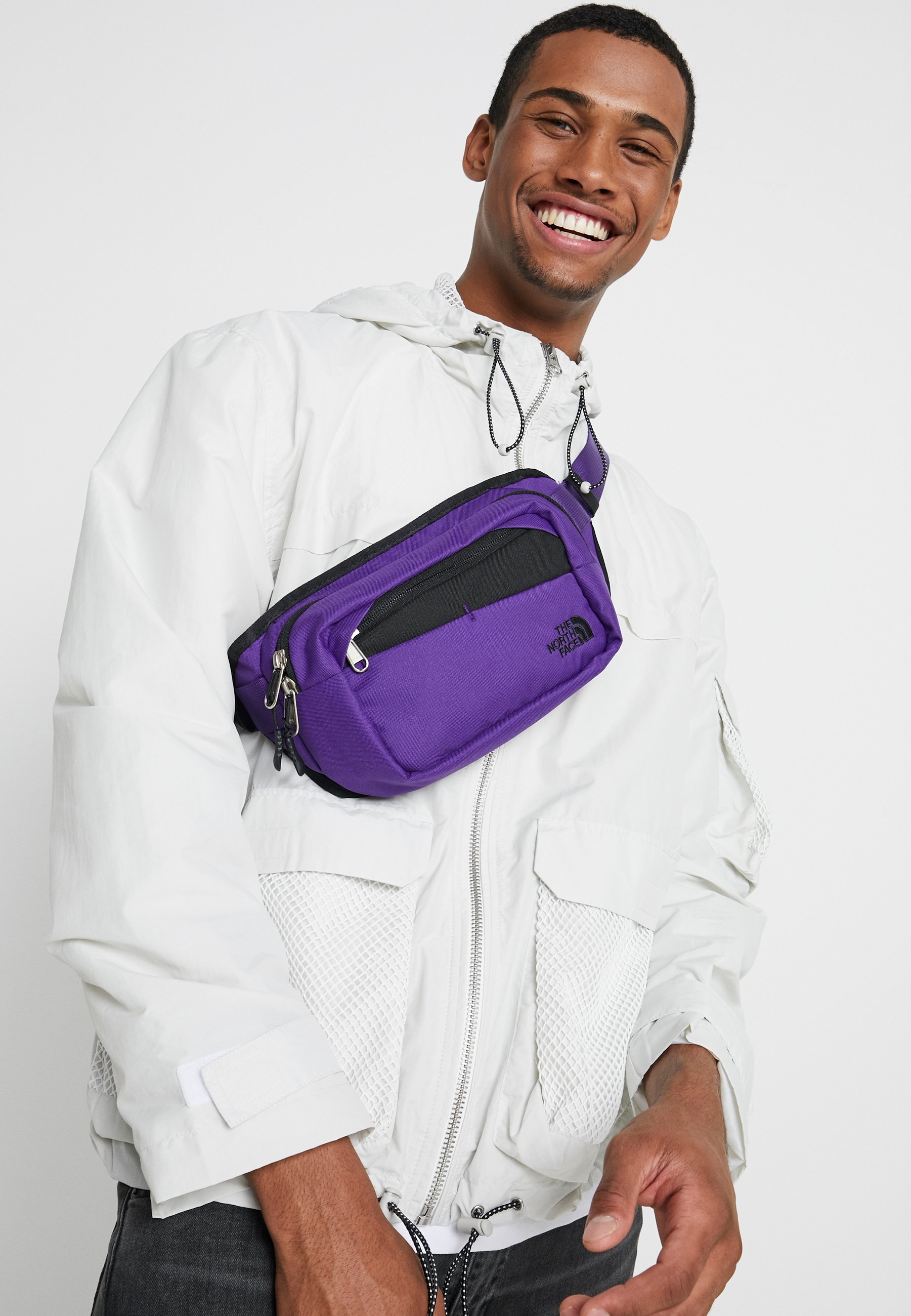 the north face bozer hip pack ii in purple