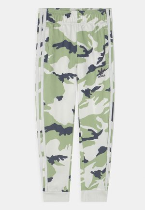 PANTS UNISEX - Pantalones deportivos - orbit grey/magic lime/shadow navy