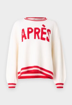 Alice + Olivia OGDEN APRES PULLOVER - Striktrøje - ecru multi