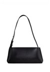 EMBOSSED LOGO SHOULDER BAG - Handtas - black