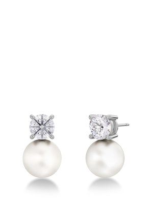LUNA PEARL STUDS - Earrings - steel